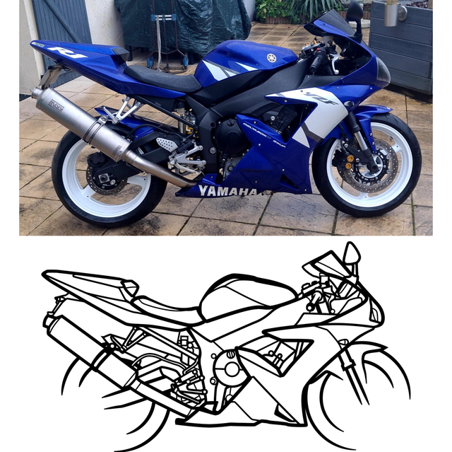 Votre moto en déco mural