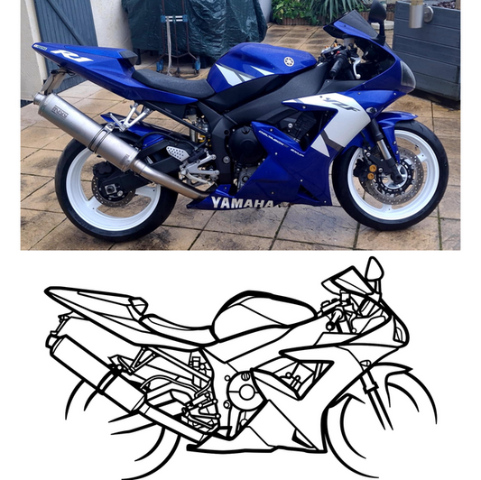 Votre moto en déco mural