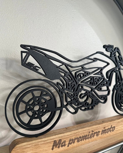 Décoration Moto sur socle