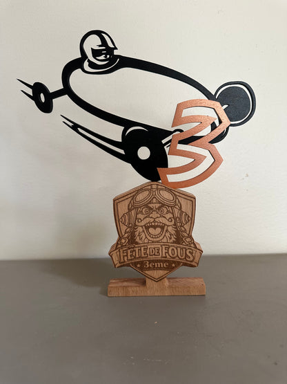 Trophée 100% sur-mesure et personnalisable