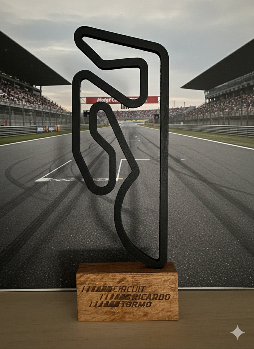 Trophée circuit décoration Moto Gp/F1