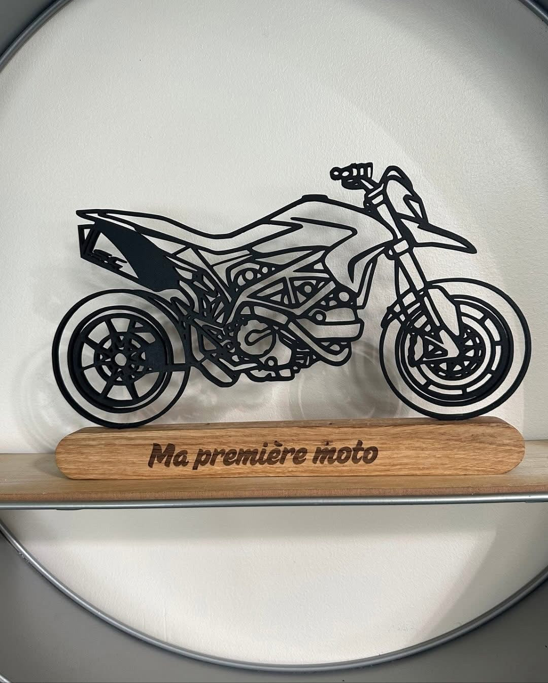 Décoration Moto sur socle