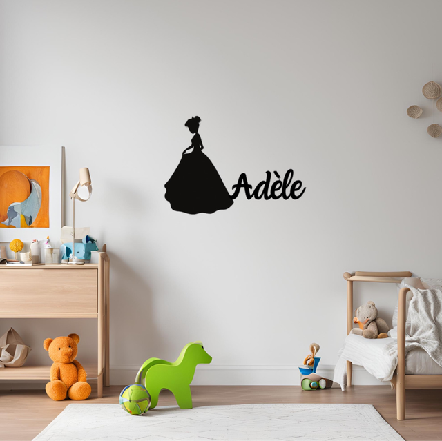 Décoration prénom enfant " Princesse "