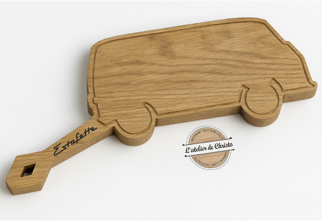 Planche apéro automobile sur mesure