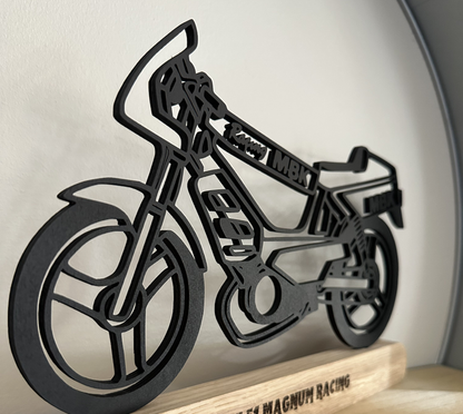 Décoration Mobylette sur socle