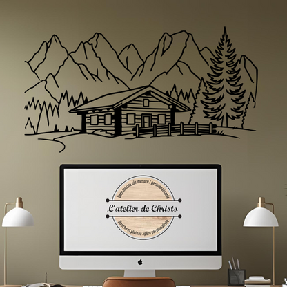 Chalet au pied des montagnes