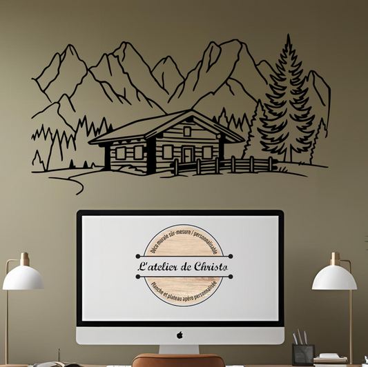 Chalet au pied des montagnes