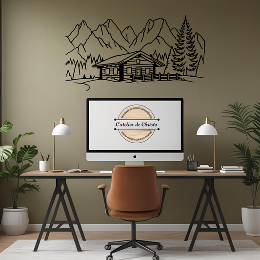 Chalet au pied des montagnes