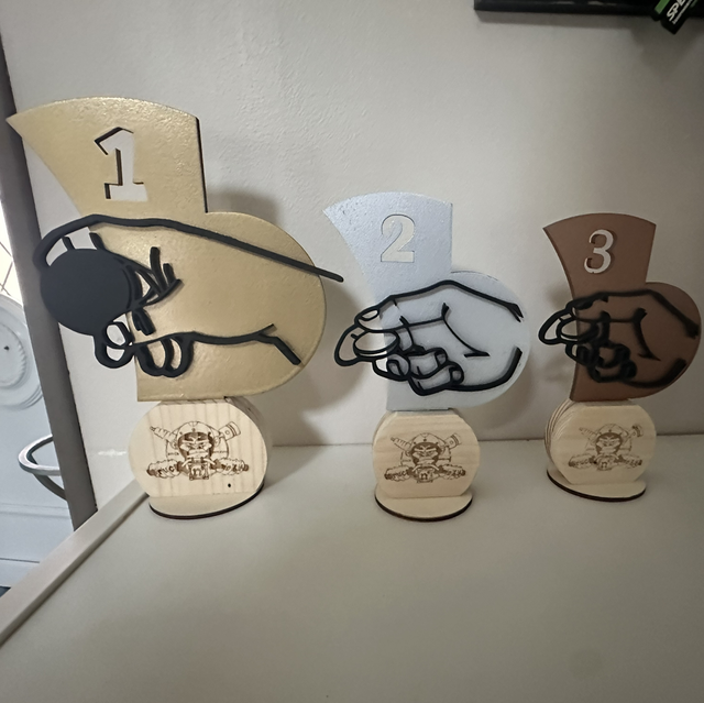 Trophée 100% sur-mesure et personnalisable