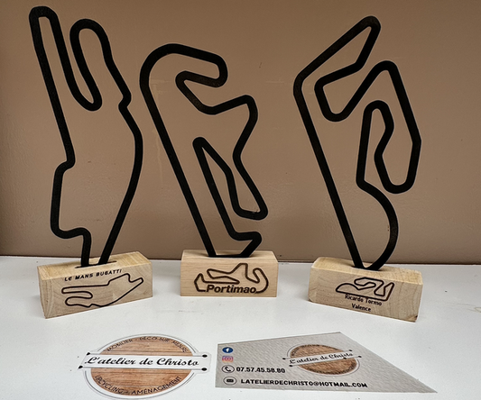 Trophée circuit décoration Moto Gp/F1